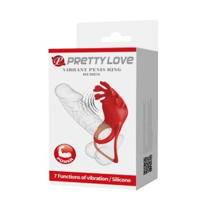 Pretty Love pierścień erekcyjny z wibracjami RUBEN