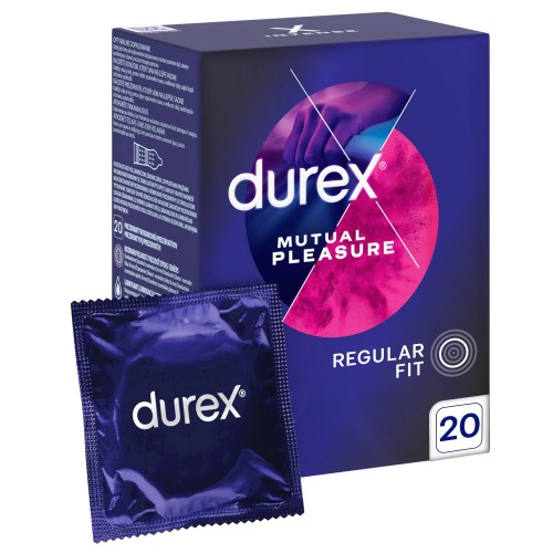 Durex Mutual Pleasure prezerwatywy prążkowane 20 szt