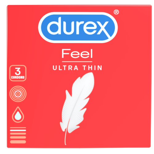 DUREX Feel Ultra Thin prezerwatywy ultra cienkie 3's