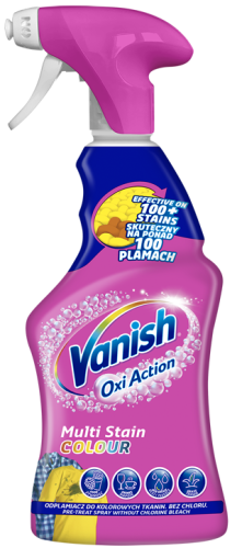 Vanish Oxi Action Odplamiacz do kolorowych tkanin 500 ml