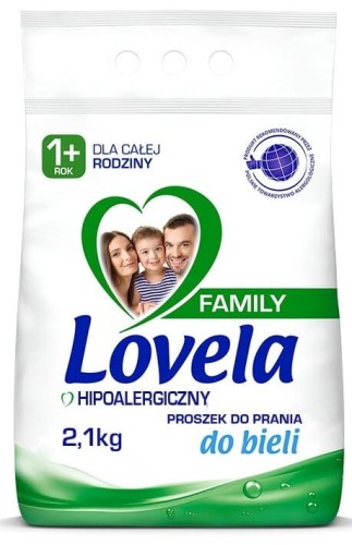 Lovela Family Hipoalergiczny proszek do prania do bieli 2,1 kg