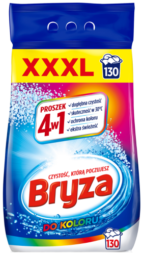 Bryza 4w1 Proszek do prania do koloru 8,45 kg (130 prań)