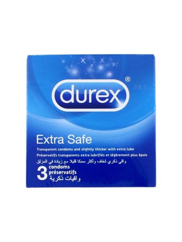 DUREX Extra Safe grubsze prezerwatywy 3 sztuki