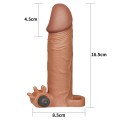 Lovetoy nakładka ADD 2" PLEASURE X TENDER (Brown)