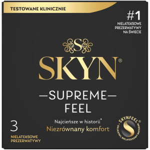 Skyn Supreme Feel cienkie prezerwatywy 3 szt.