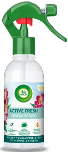 Air Wick Spray neutralizujący nieprzyjemne zapachy tropikalny eukaliptus & frezja 237 ml