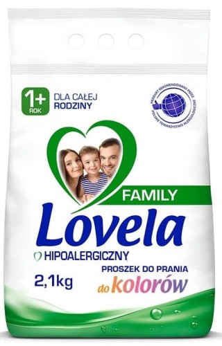 Lovela Family Hipoalergiczny proszek do prania kolorów 2,1 kg