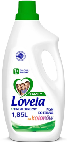 Lovela Family Hipoalergiczny płyn do prania do kolorów 1,85 l (28 prań)