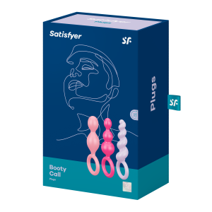 Satisfyer - Korki analne BOOTY CALL (3 kolory)