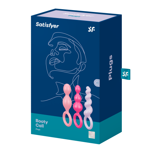 Satisfyer - Korki analne BOOTY CALL (3 kolory)