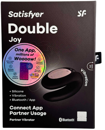 Satisfyer - Wibrator DOUBLE JOY (czarny)