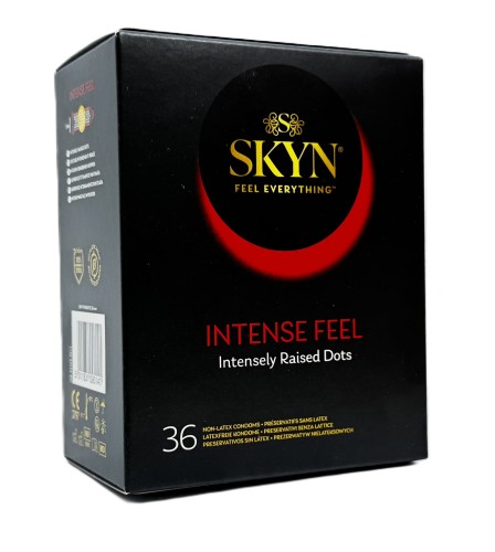 SKYN INTENSE FEEL prezerwatywy z wypustkami 36 szt