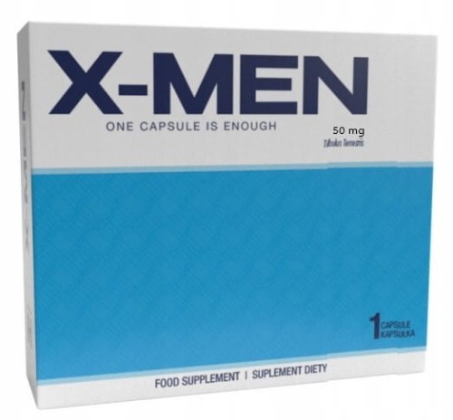 X-MEN SHS suplement diety na długą i silną erekcję 1 kapsułka