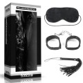 Lovetoy zestaw BDSM DELUXE BONDAGE KIT (maska,kajdanki,pejcz)