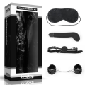 Lovetoy zestaw BDSM DELUXE BONDAGE KIT (maska,kajdanki,kulka,wibrator)