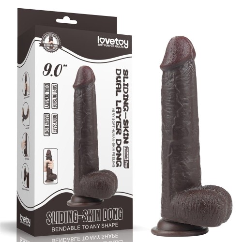 Lovetoy dildo SLIDIN-SKIN DONG 9''