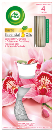 Air Wick Pachnące Patyczki Szlachetny Jedwab z Orientalną Orchideą/Precious Silk & Oriental Orchids 25ml