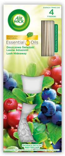 Air Wick Pachnące Patyczki Deszczowa Świeżość Lasów Amazonii 30 ml