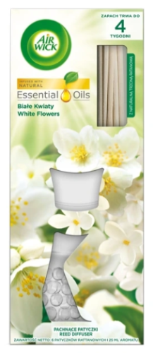 Air Wick Pachnące Patyczki Białe Kwiaty 25 ml