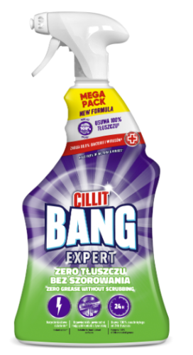 Cillit Bang Expert Spray zero tłuszczu bez szorowania 900 ml