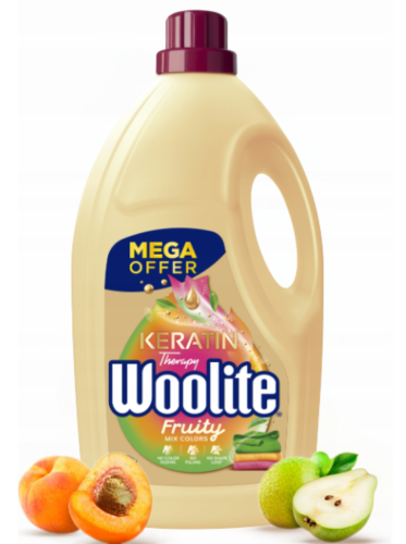 Woolite Keratin Fruity  Płyn do prania kolorów  4,5 l (75 prań)