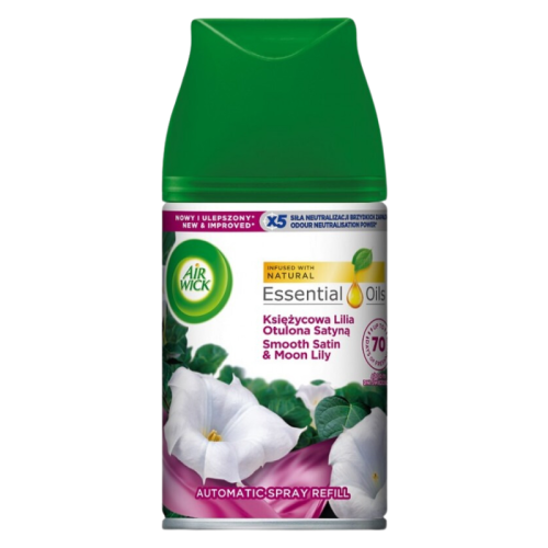 Air Wick Automatyczny odświeżacz powietrza Księżycowa Lilia Otulona Satyną - Wkład 250 ml