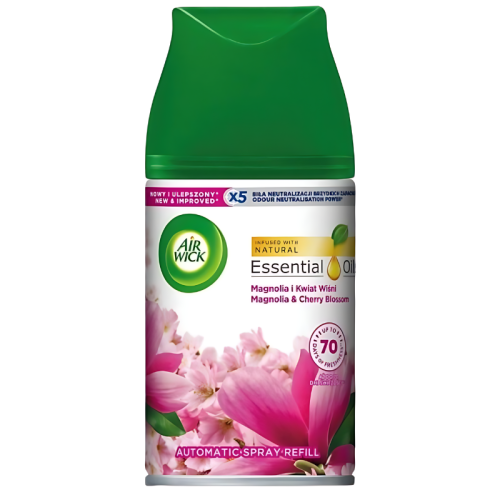 Air Wick Automatyczny odświeżacz powietrza Magnolia i Kwiat Wiśni - Wkład 250 ml