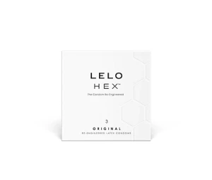 Lelo Hex Original Ultracienkie prezerwatywy 3 szt.