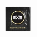 EXS Rightway Gold cienkie prezerwatywy nawilżane 100 szt