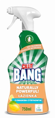 Cillit Bang Naturally Powerful do Łazienki 750ml Spray