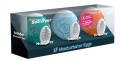 Satisfyer - Jajka MASTURBATOR EGGS  zestaw 3 szt. (Naughty, Savage, Crunch)