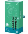 Satisfyer - Korki analne LOVE BEADS (black)