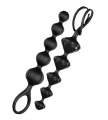 Satisfyer - Korki analne LOVE BEADS (black)