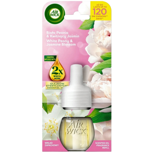 Air Wick Elektryczny Biała Peonia & Kwitnący Jaśmin wkład 19 ml