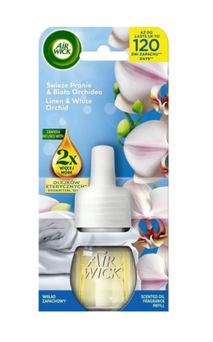 Air Wick Elektryczny Świeże Pranie & Biała Orchidea wkład 19 ml