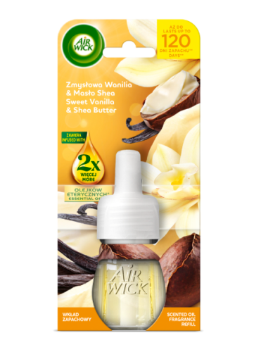 Air Wick Elektryczny Zmysłowa Wanilia & Masło Shea wkład 19 ml