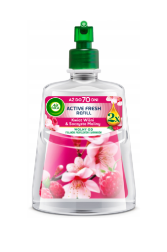 Air Wick Active Fresh Kwiat Wiśni & Soczyste Maliny wkład 228 ml 