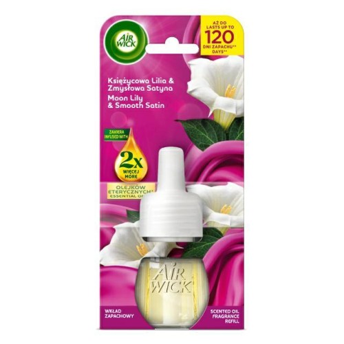 Air Wick Elektryczny Księżycowa Lilia & Zmysłowa Satyna - Wkład 19 ml