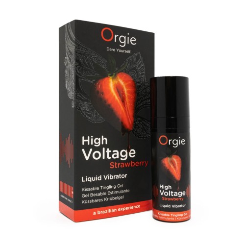 Orgie truskawkowy żel intymny HIGH VOLTAGE 15 ml