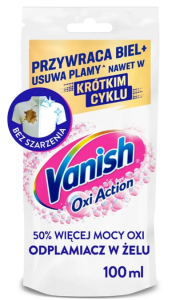 Vanish Oxi Action Odplamiacz w żelu do bieli saszetka 100 ml