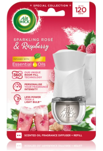 Air Wick Electric Sparkling Rose & Raspberry 19ml - Komplet