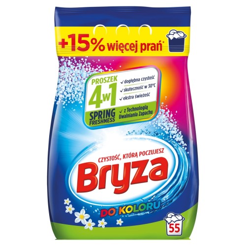 Bryza Spring Freshness 4w1 Proszek do prania do koloru 3,575 kg