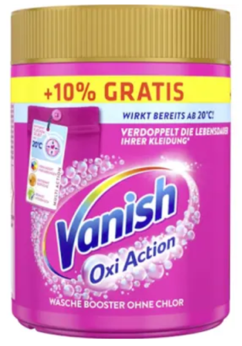 Vanish Oxi Action odplamiacz do tkanin w proszku 605 g