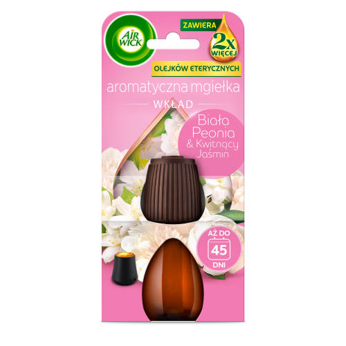 Air Wick Aromatyczna Mgiełka Biała Peonia & Kwitnący Jaśmin/ White Peony & Jasmin Blossom 20 ml - Wkład