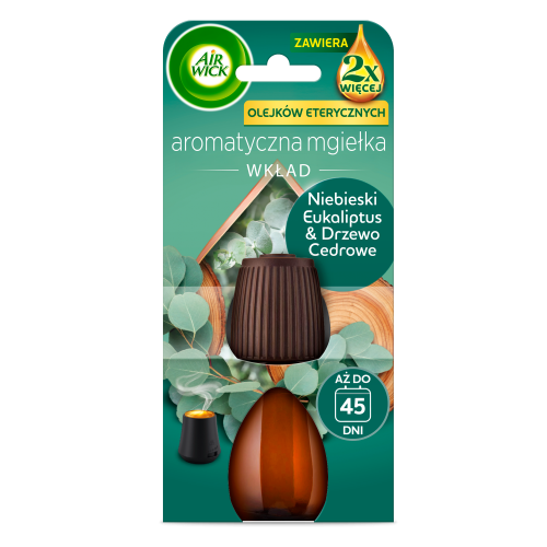 Air Wick Aromatyczna Mgiełka Niebieski Eukaliptus & Drzewo Cedrowe 20 ml - Wkład