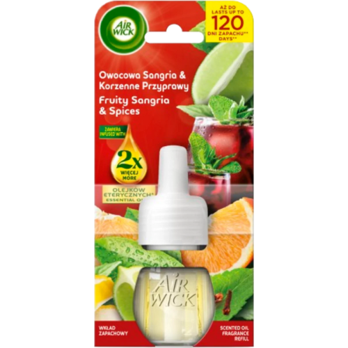 Air Wick Elektryczny Owocowa Sangria & Korzenne Przyprawy - Wkład 19 ml