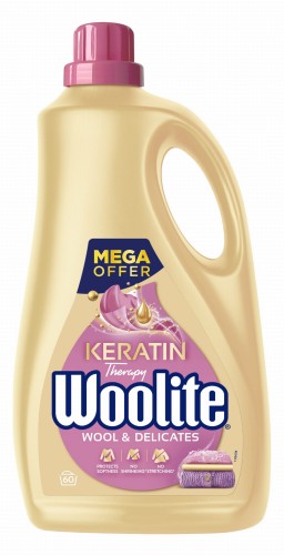 Woolite Keratin Therapy Delicate Płyn do prania delikatnych tkanin i wełny 3,6 l (60 prań)