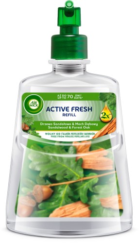 Air Wick Active Fresh Drzewo Sandałowe & Mech Dębowy 228ml - Wkład