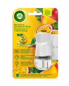 Air Wick Elektryczny Marakuja & Egzotyczne Mango 19ml Komplet