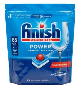 Finish Power All In 1 Fresh Kapsułki do mycia naczyń w zmywarce 1360 g (85 sztuk)